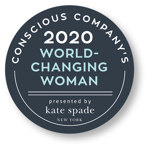 Conscious Company's 2020 World-Changing Woman Awrds logo