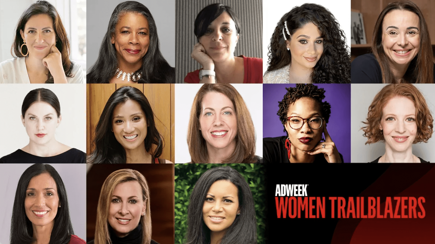 Collage of Adweek's Women Trailblazers