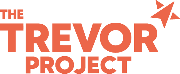 Trevor Project logo in orange